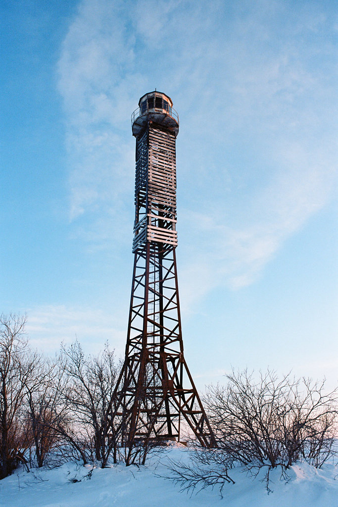 Башня маяка острова Бычок.
